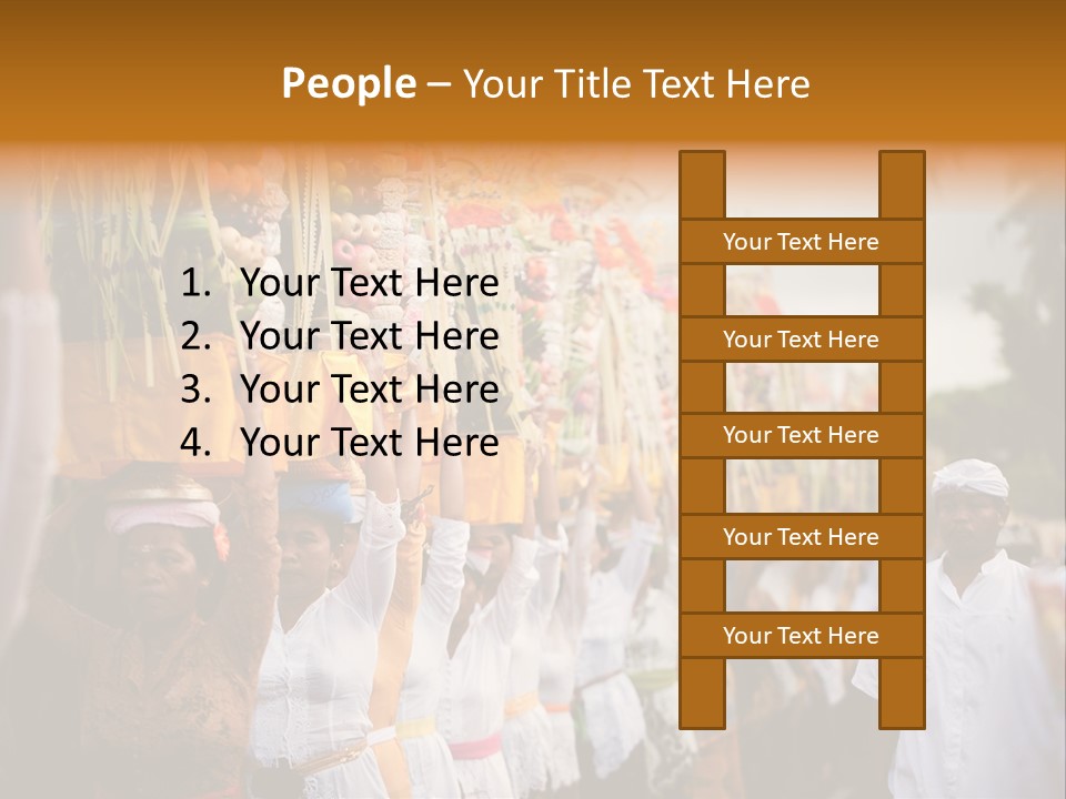 Costume Asia Exterior PowerPoint Template