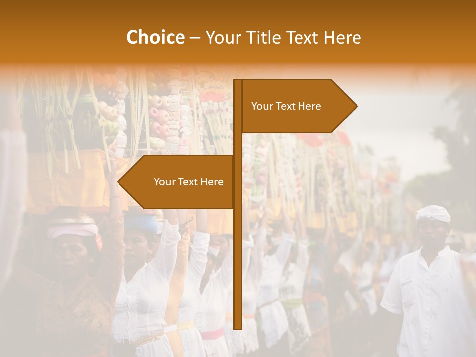 Costume Asia Exterior PowerPoint Template
