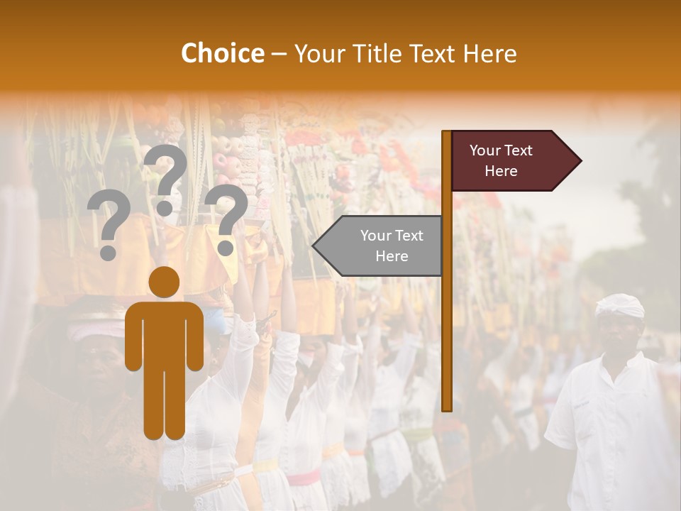 Costume Asia Exterior PowerPoint Template