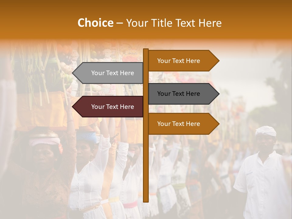 Costume Asia Exterior PowerPoint Template