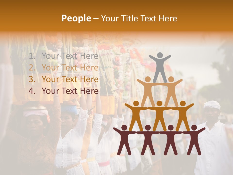 Costume Asia Exterior PowerPoint Template