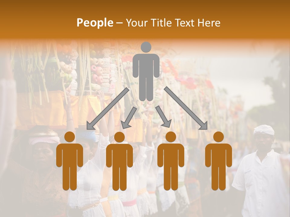 Costume Asia Exterior PowerPoint Template