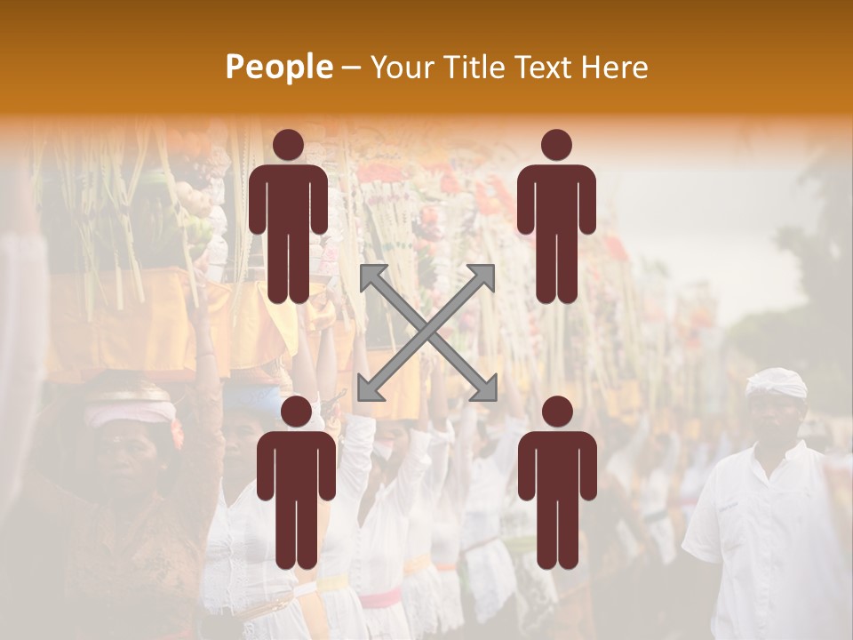 Costume Asia Exterior PowerPoint Template