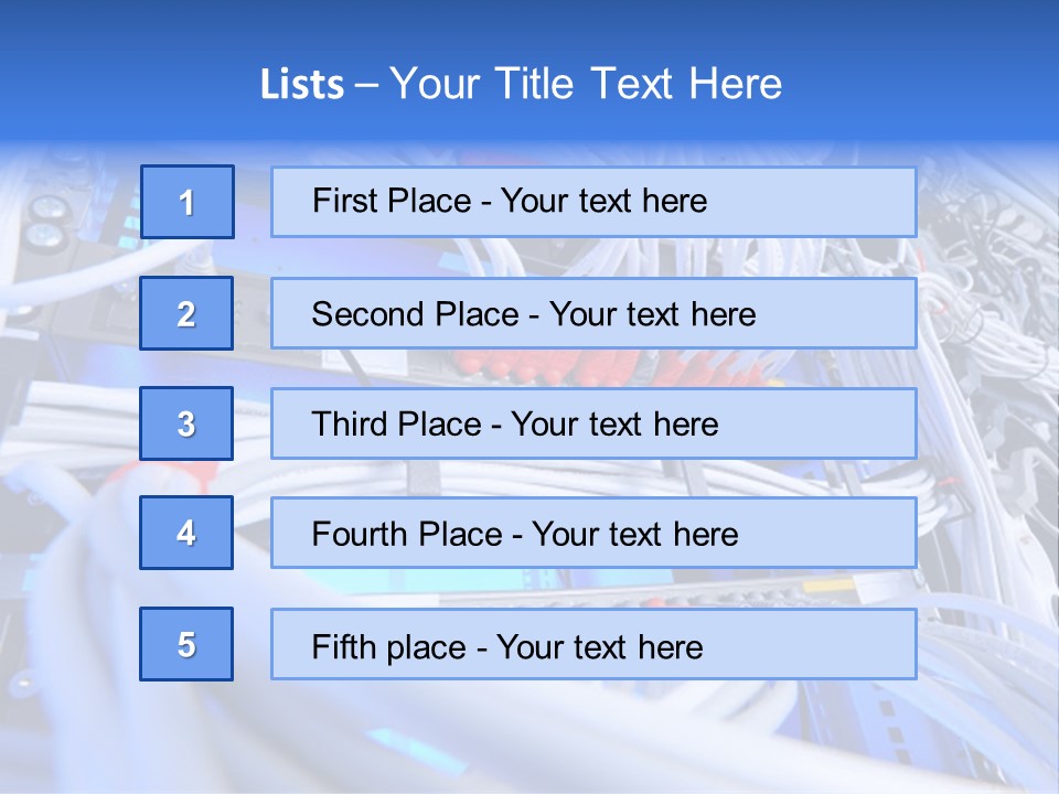 Connection Room Design PowerPoint Template
