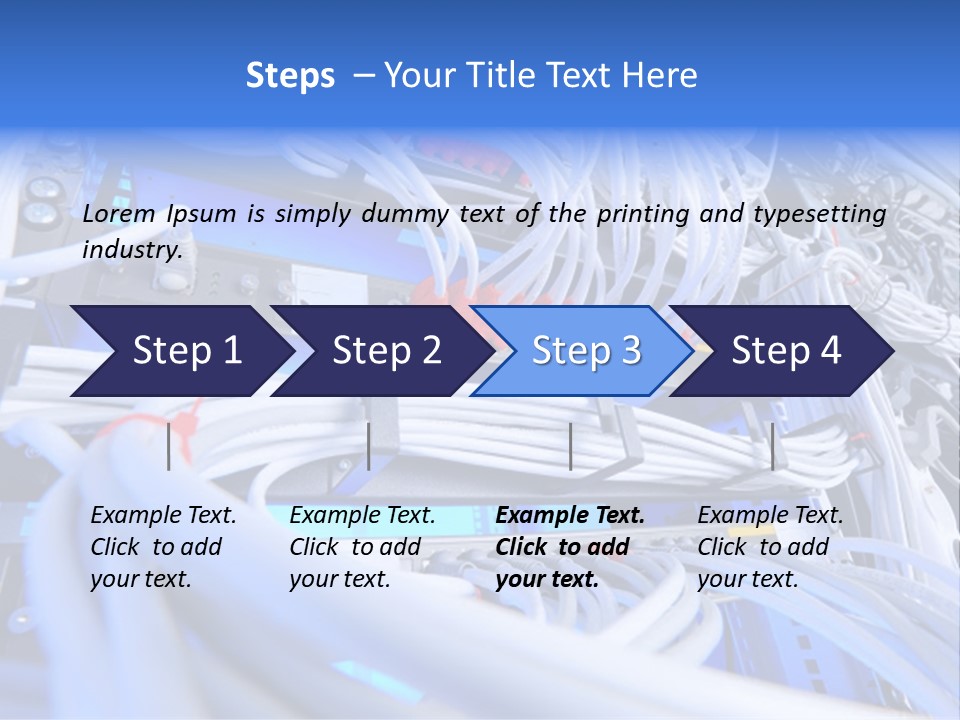 Connection Room Design PowerPoint Template