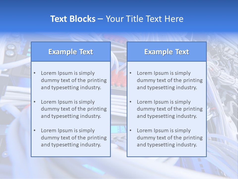 Connection Room Design PowerPoint Template