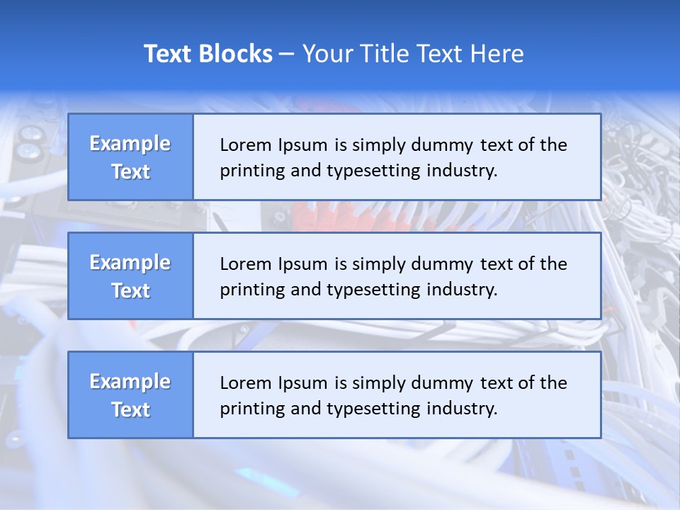 Connection Room Design PowerPoint Template