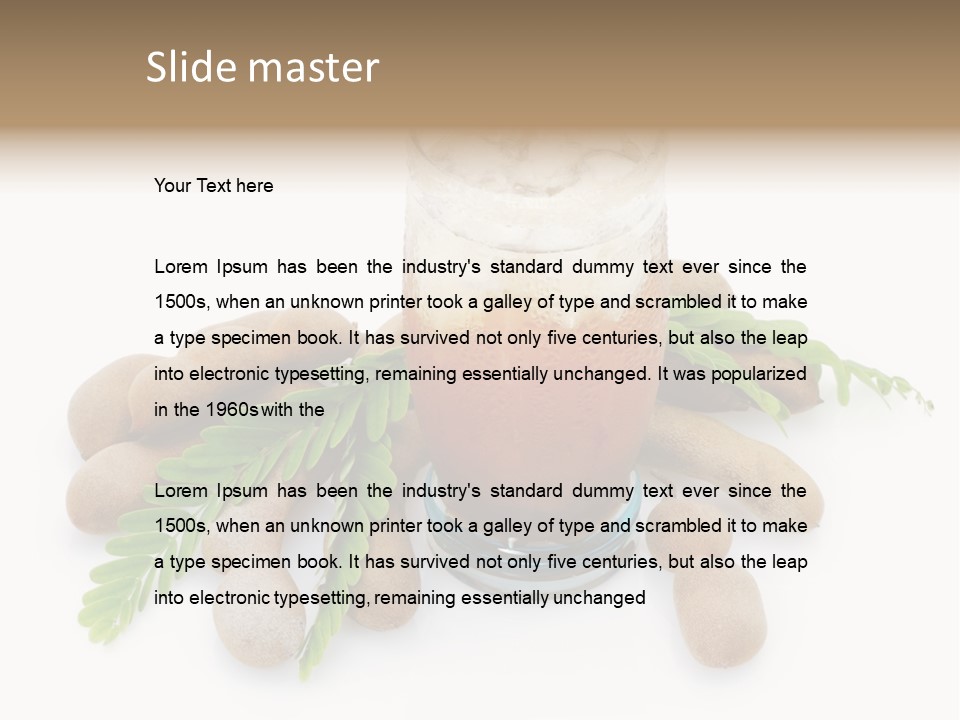 Ripe Drink Beverage PowerPoint Template