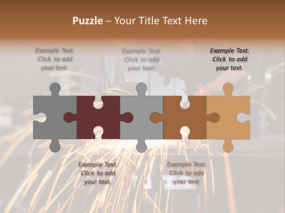 Protective Equipment Welder PowerPoint Template