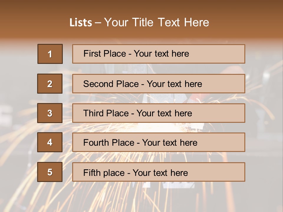 Protective Equipment Welder PowerPoint Template