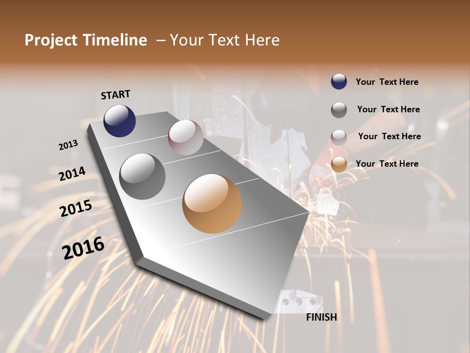 Protective Equipment Welder PowerPoint Template