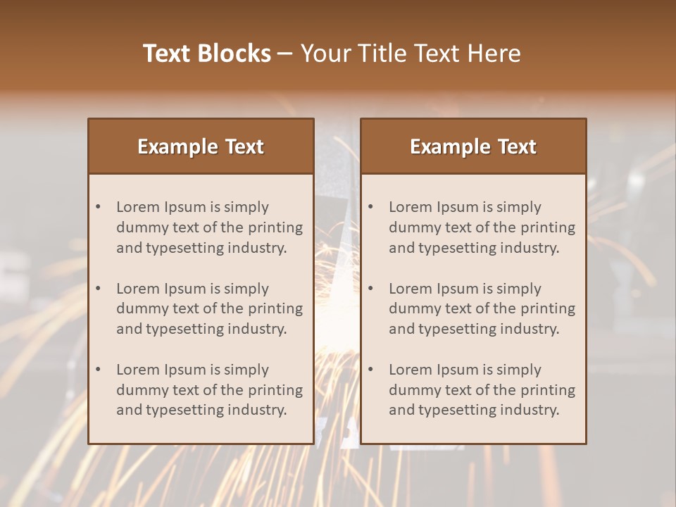 Protective Equipment Welder PowerPoint Template