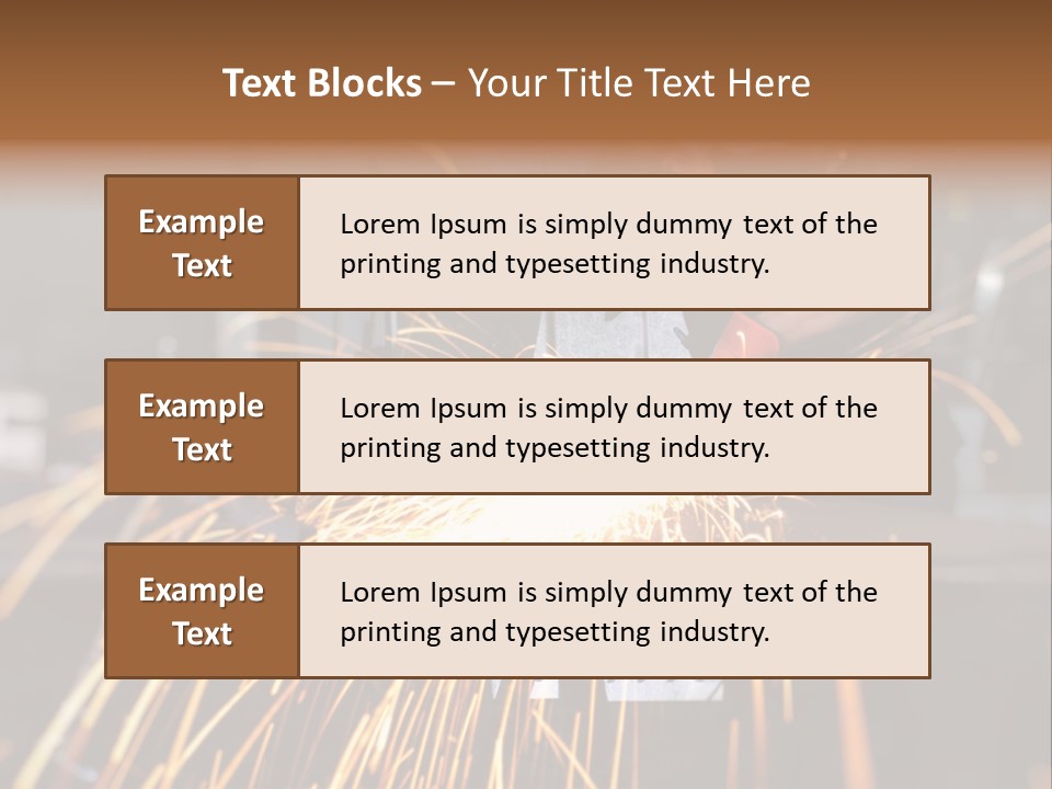 Protective Equipment Welder PowerPoint Template