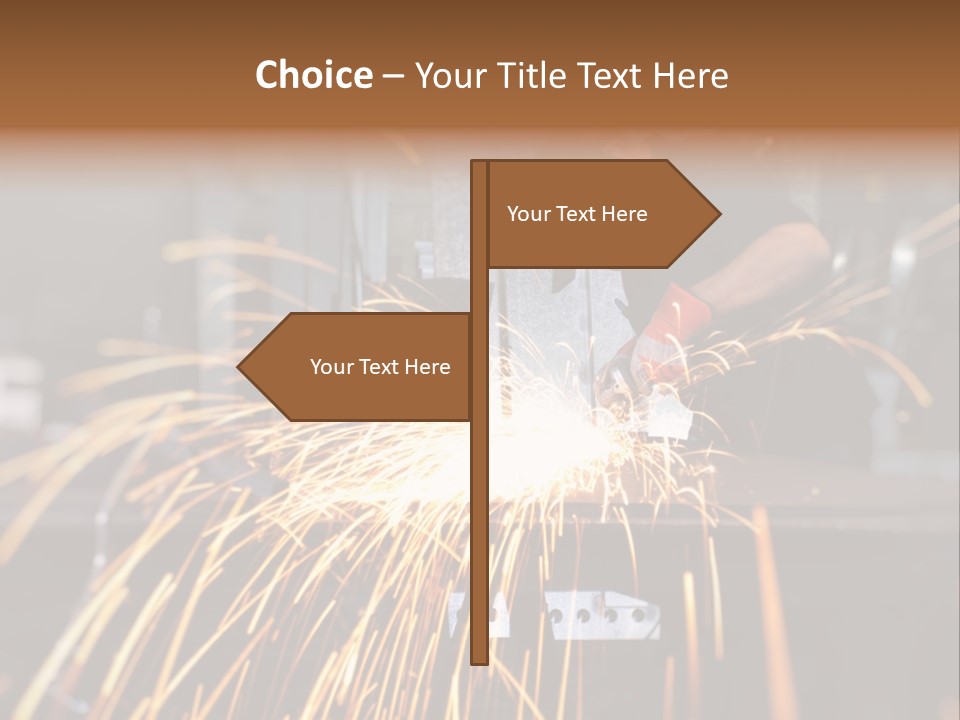 Protective Equipment Welder PowerPoint Template