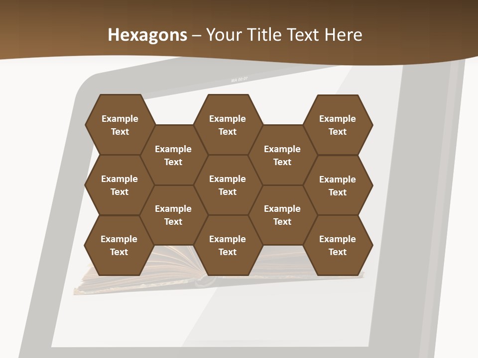 Isolated Tablet Education PowerPoint Template