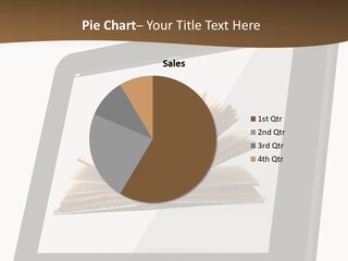 Isolated Tablet Education PowerPoint Template