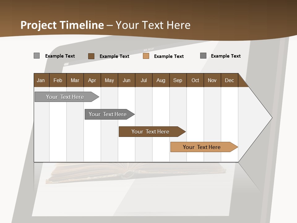 Isolated Tablet Education PowerPoint Template