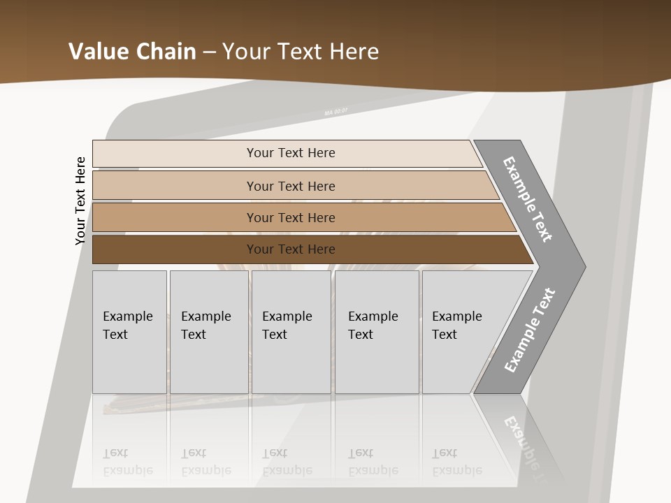 Isolated Tablet Education PowerPoint Template