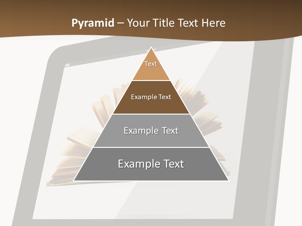 Isolated Tablet Education PowerPoint Template