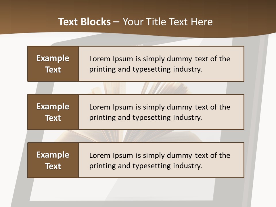 Isolated Tablet Education PowerPoint Template