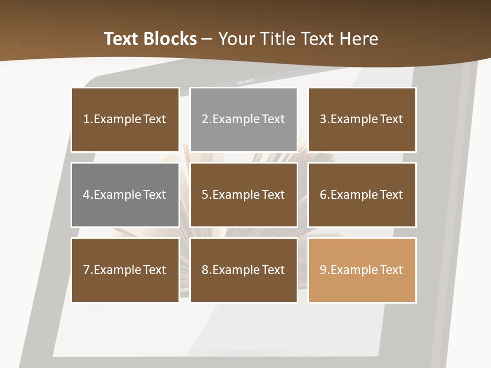 Isolated Tablet Education PowerPoint Template