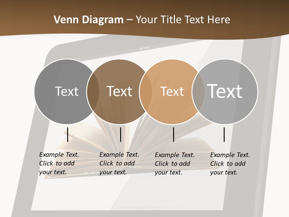 Isolated Tablet Education PowerPoint Template