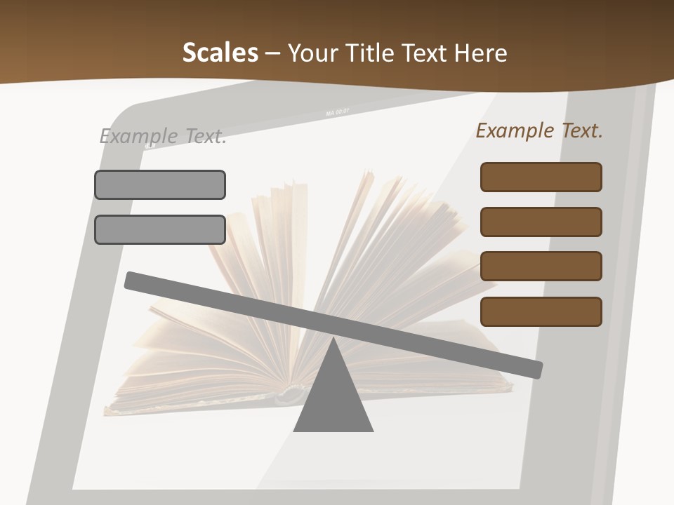 Isolated Tablet Education PowerPoint Template