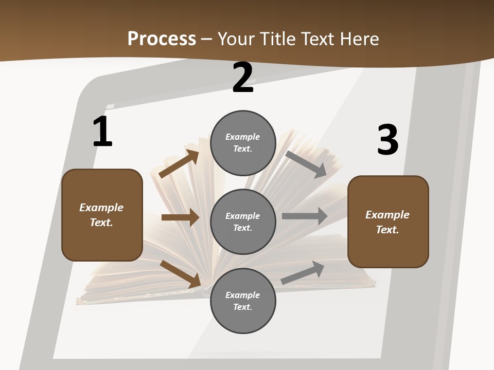 Isolated Tablet Education PowerPoint Template