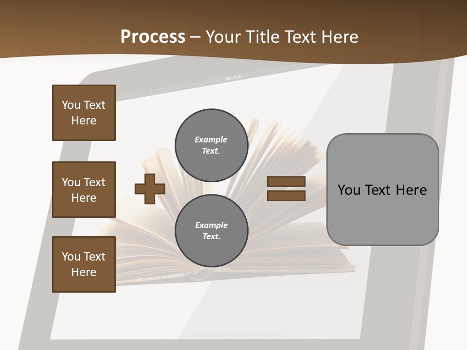 Isolated Tablet Education PowerPoint Template