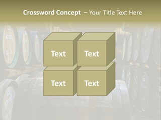 Distillery Production Barrel PowerPoint Template