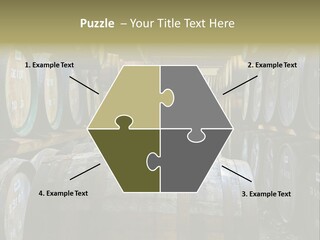 Distillery Production Barrel PowerPoint Template