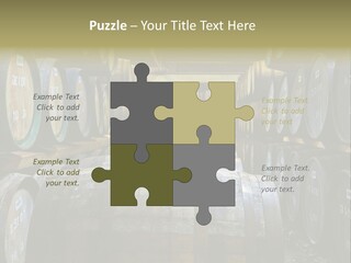 Distillery Production Barrel PowerPoint Template