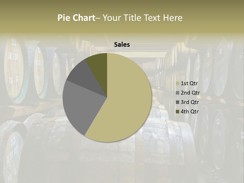 Distillery Production Barrel PowerPoint Template