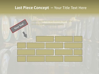Distillery Production Barrel PowerPoint Template