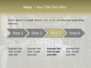 Distillery Production Barrel PowerPoint Template