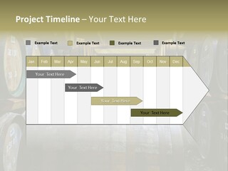 Distillery Production Barrel PowerPoint Template