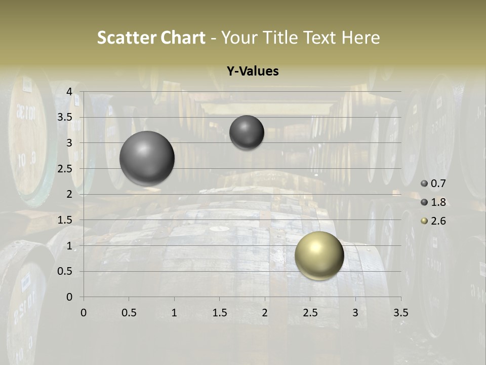 Distillery Production Barrel PowerPoint Template