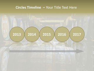 Distillery Production Barrel PowerPoint Template