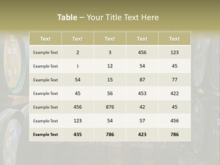 Distillery Production Barrel PowerPoint Template