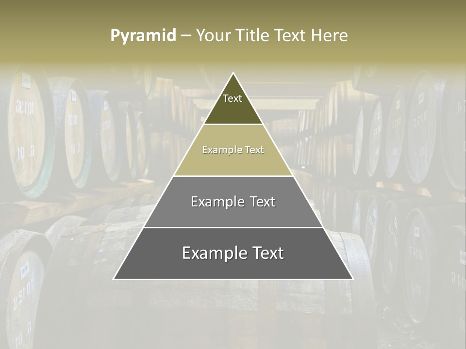 Distillery Production Barrel PowerPoint Template