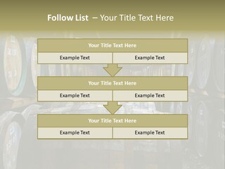 Distillery Production Barrel PowerPoint Template