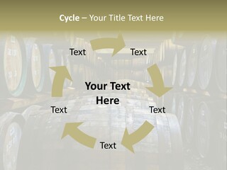 Distillery Production Barrel PowerPoint Template