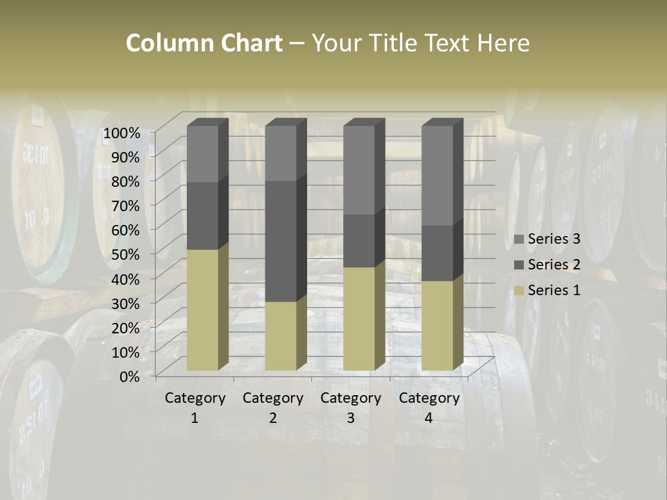 Distillery Production Barrel PowerPoint Template