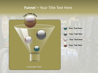 Distillery Production Barrel PowerPoint Template