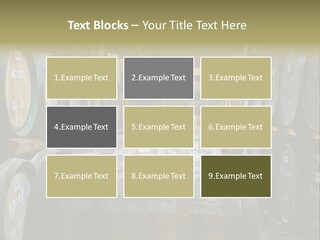 Distillery Production Barrel PowerPoint Template