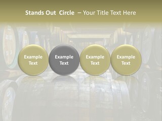 Distillery Production Barrel PowerPoint Template