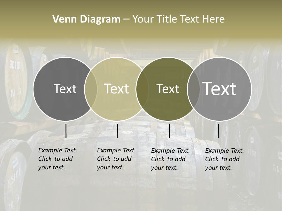 Distillery Production Barrel PowerPoint Template