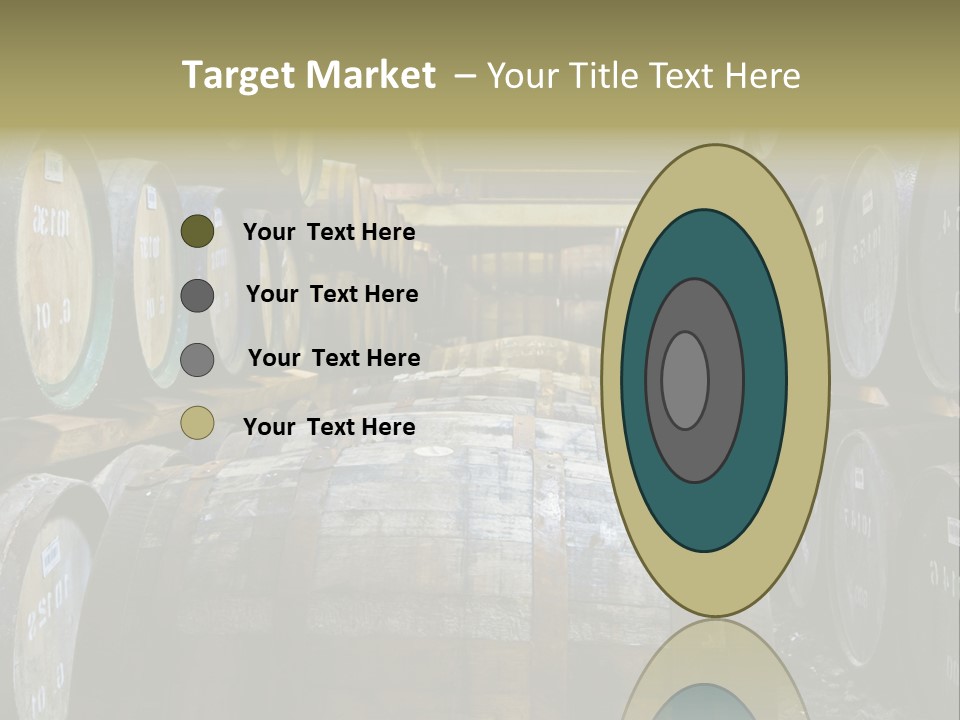 Distillery Production Barrel PowerPoint Template