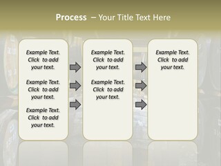 Distillery Production Barrel PowerPoint Template