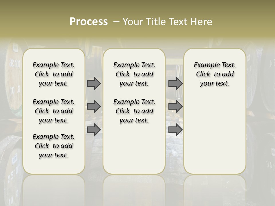 Distillery Production Barrel PowerPoint Template